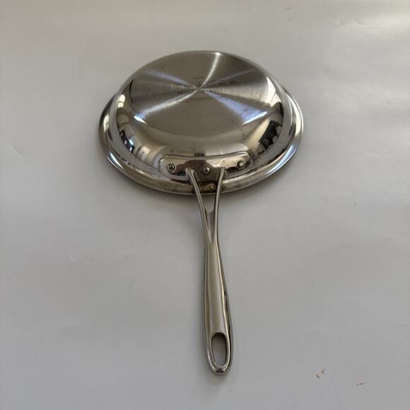 CALPHALON Stainless Steel 8" Frying Pan 1388 Omelette - Picture 2 of 10